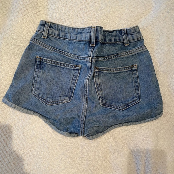 Topshop Denim Jean Shorts Size 25 - Picture 2 of 6